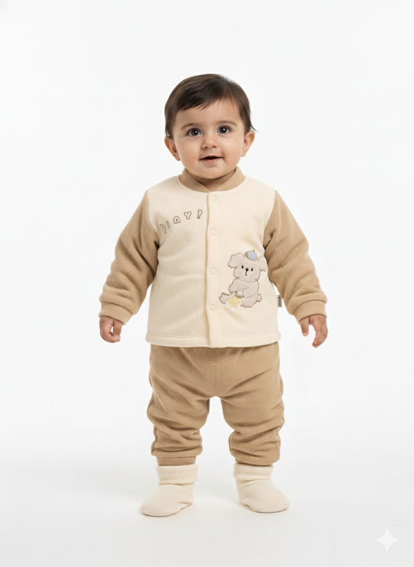 Imported fluffy suit premium Brown